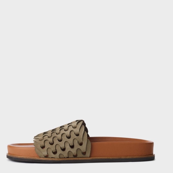 rag & bone Bailey Slide Leather Flat Sandal - Picture 4 of 9